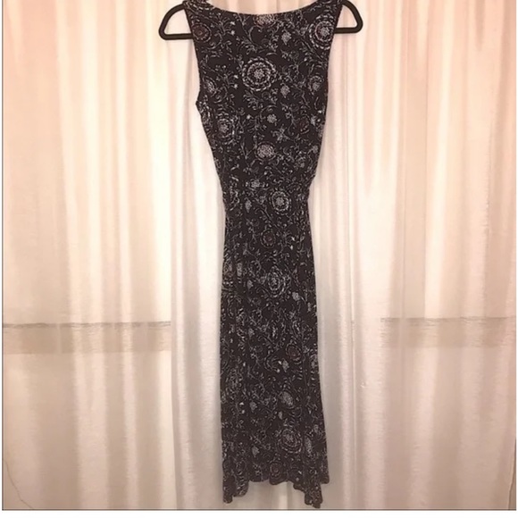 Ann Taylor NWOT Paisley Print Belted Jersey Midi Dress XS - Picture 6 of 6